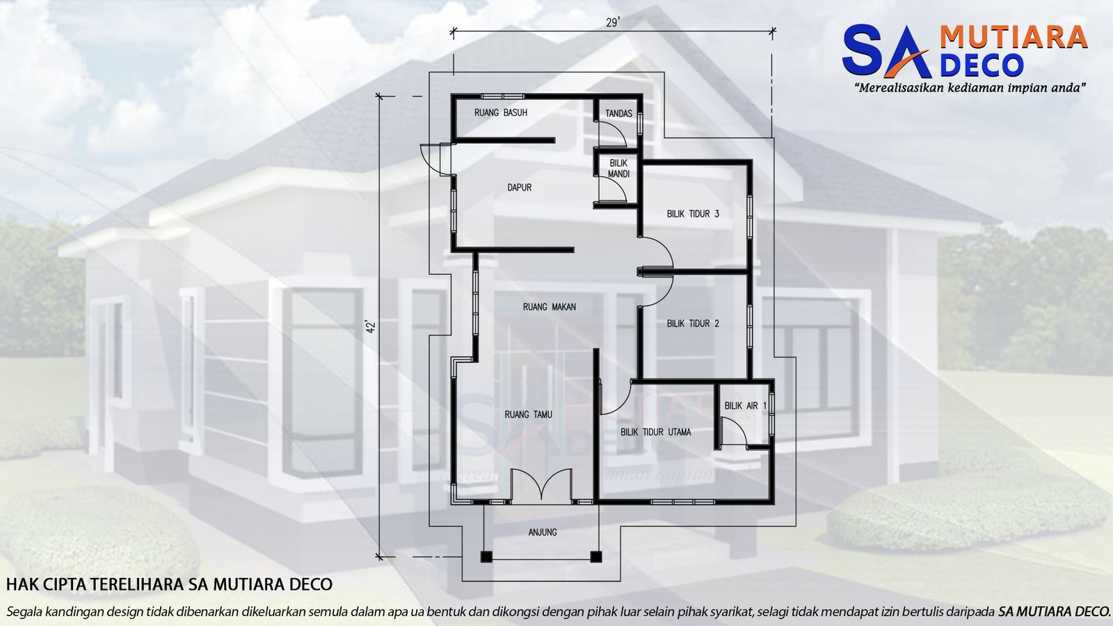 Mutiara Permata 950 - Floor Plan